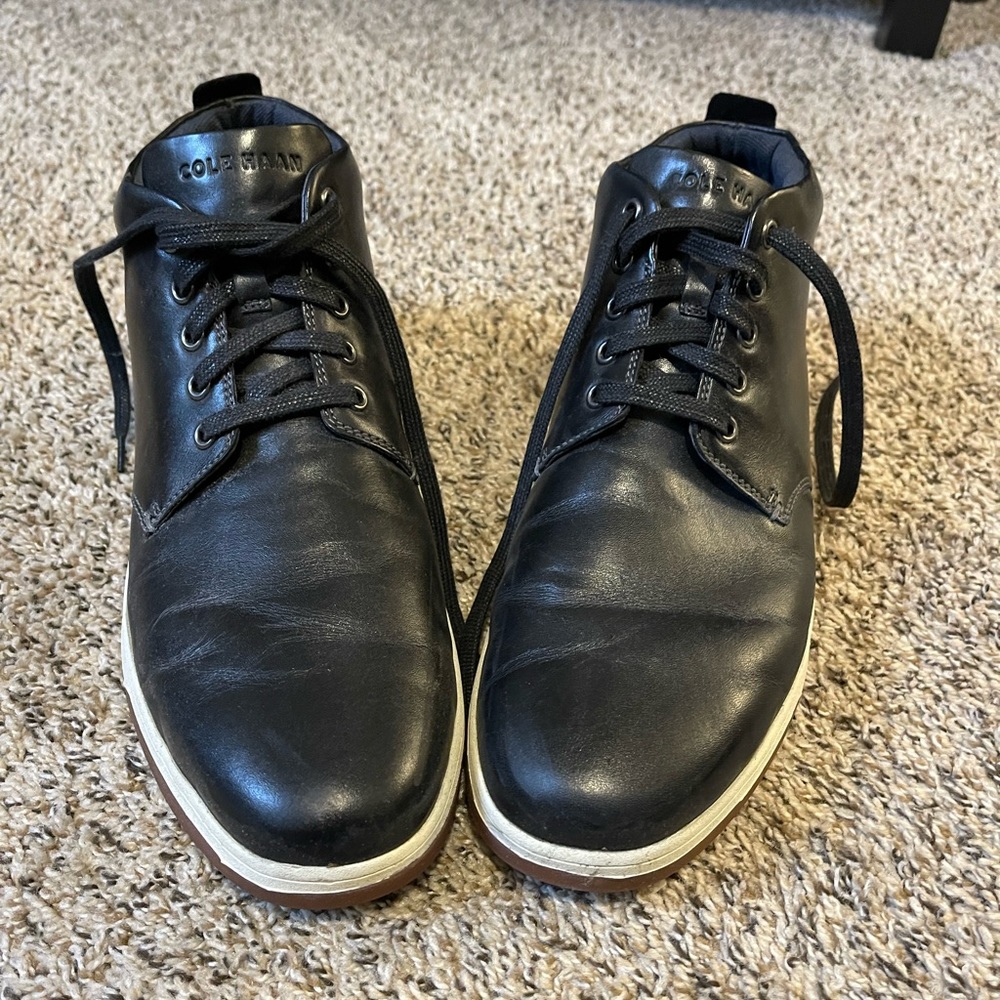 Cole Haan Black Chukkas